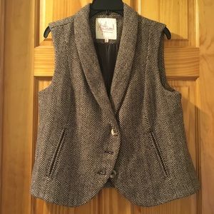 NWOT ModCloth New Orleans Nature Vest in Brown, XL